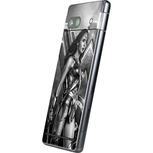 The Justice League (2017) Wonder Woman Poster Google Pixel 7a Skin